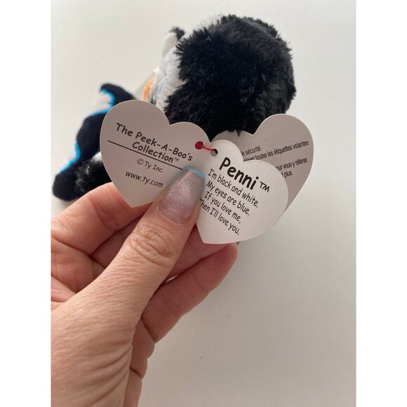 New TY Peek-A-Boos Penni The Pengium Phone Holder - Picture 4 of 5